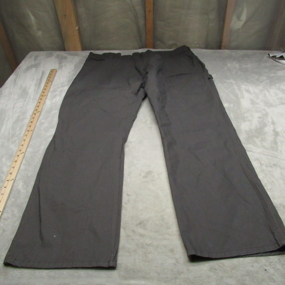 Dickies Pants Men 42x32 Grey Flex Duck Stretch Utility Rugged Carpenter Work NEW